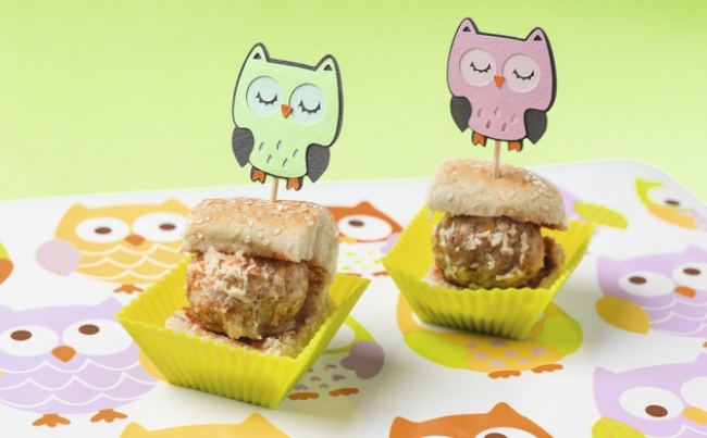Sándwich de albóndigas de pavo
